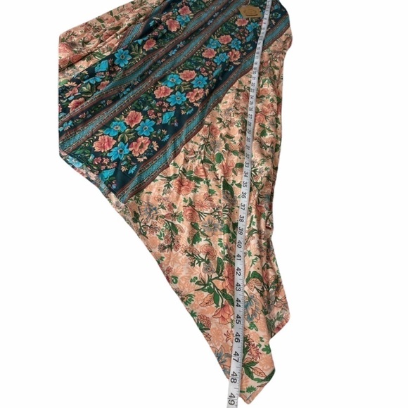 NWT Kori Flower Mixed Dress Handkerchief Hem med - Picture 13 of 13